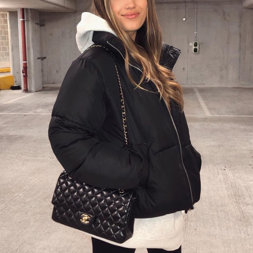 Black H&M puffer jacket !